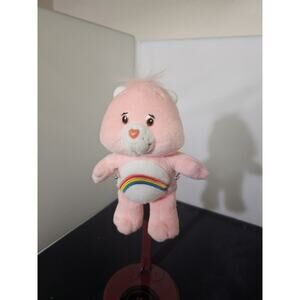 Vintage 2004 Care Bears Cheer Bear 8” Plush Stuffed Animal Toy